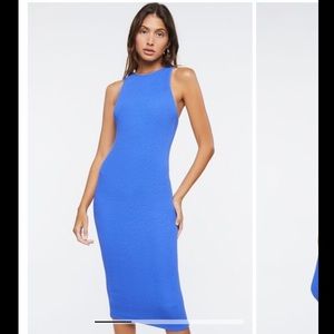 Seamless Bodycon Midi Tank Dress